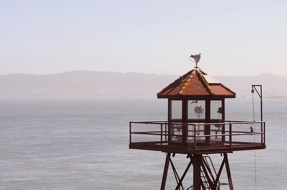 SET OF 2 - ALCATRAZ ISLAND AND GUARD TOWER, SAN FRANCISCO