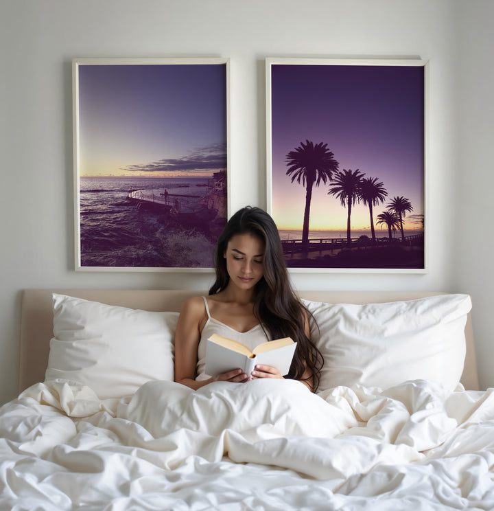 SET OF 2 - WINTER BRONTE SUNRISE