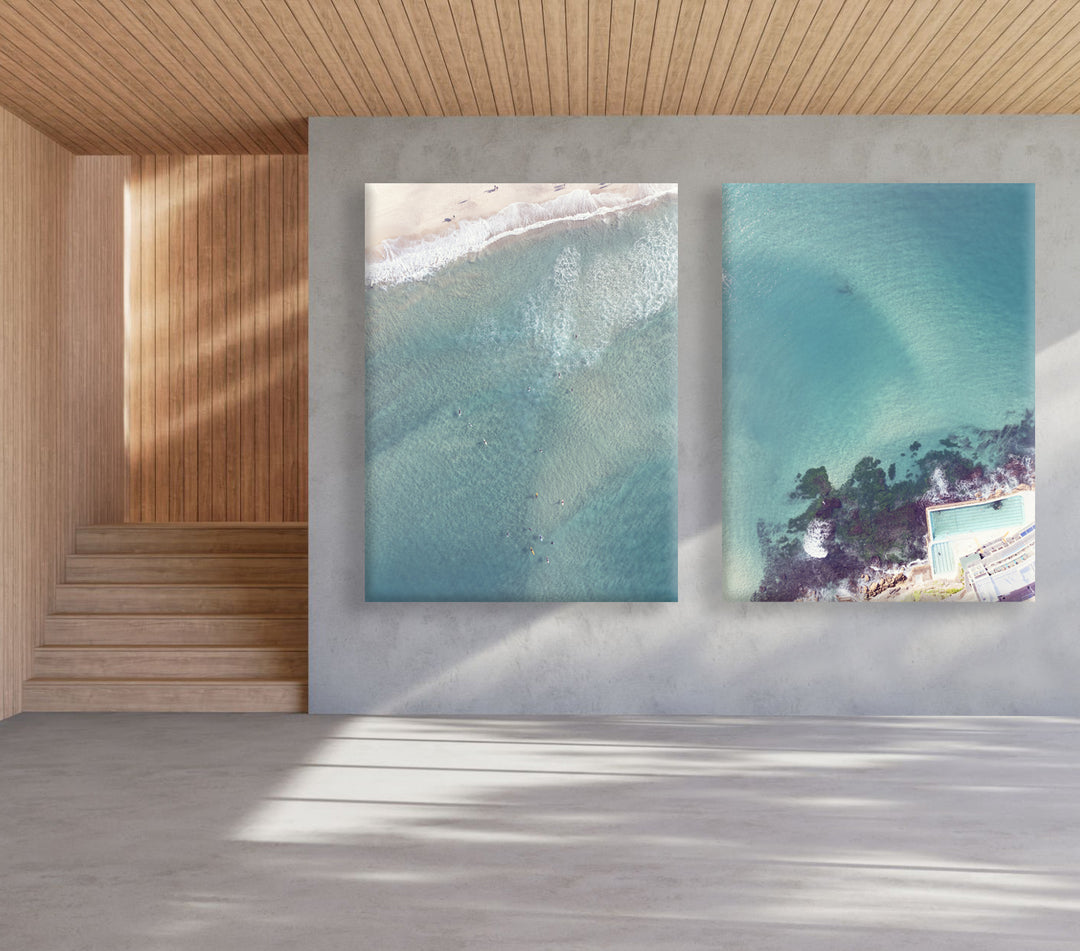 SET OF 2 - WINTER ABOVE BONDI ICEBERGS