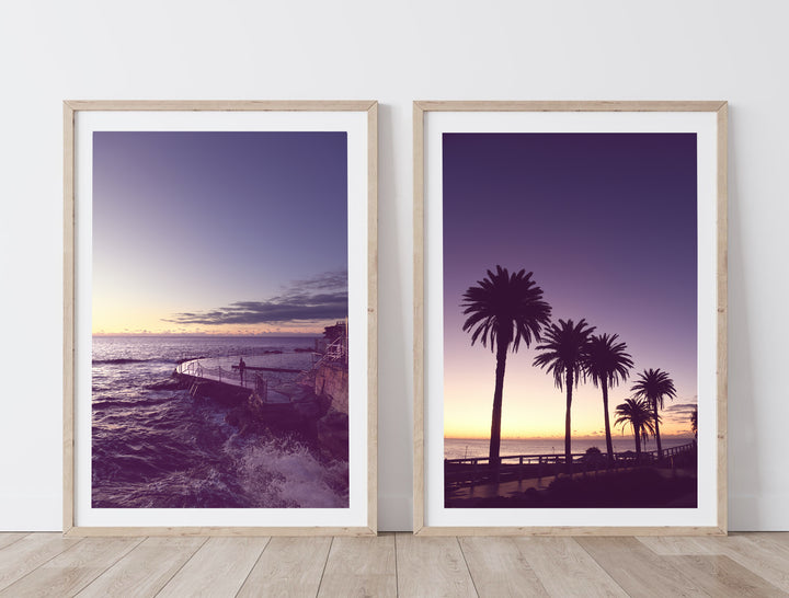 SET OF 2 - WINTER BRONTE SUNRISE