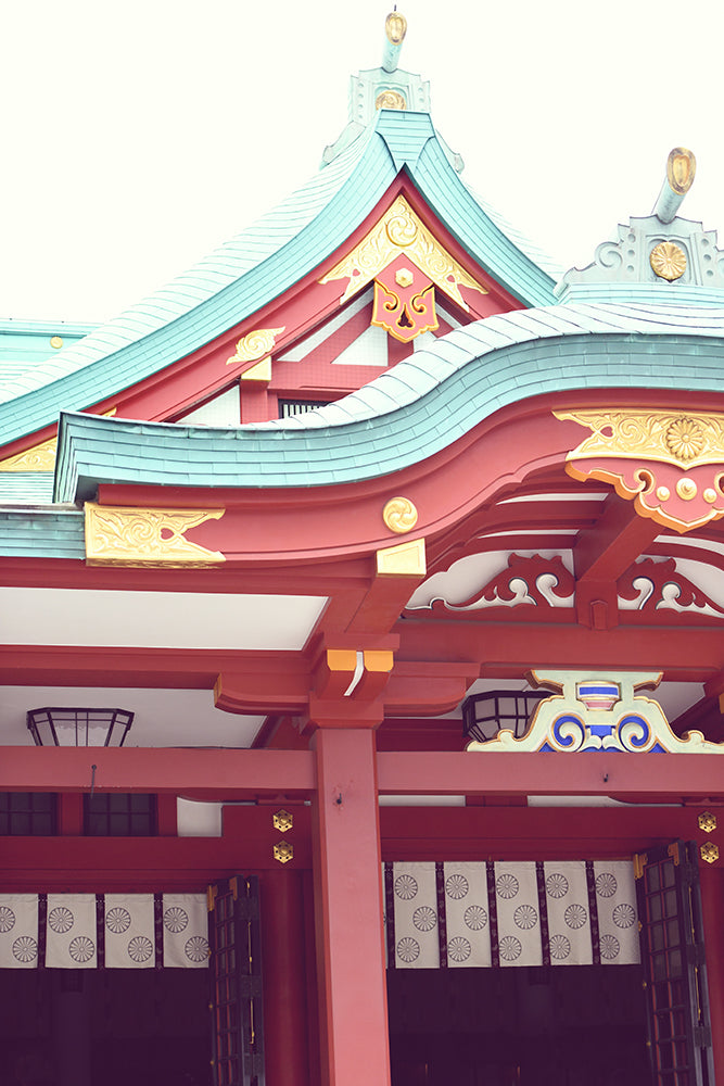 SET OF 2 - HEI JINJA SHRINE, JAPAN
