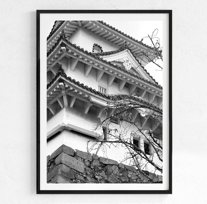 HIMEJI CASTLE BLACK AND WHITE