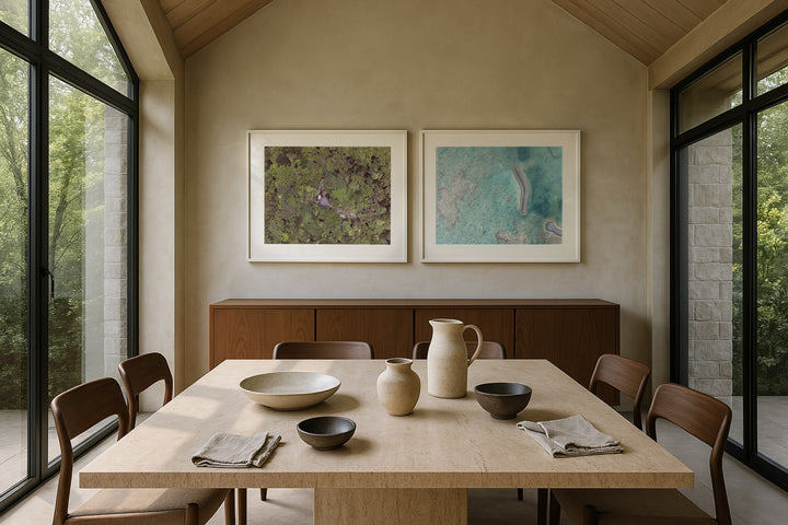 SET OF 2 - IRIOMOTE FROM ABOVE