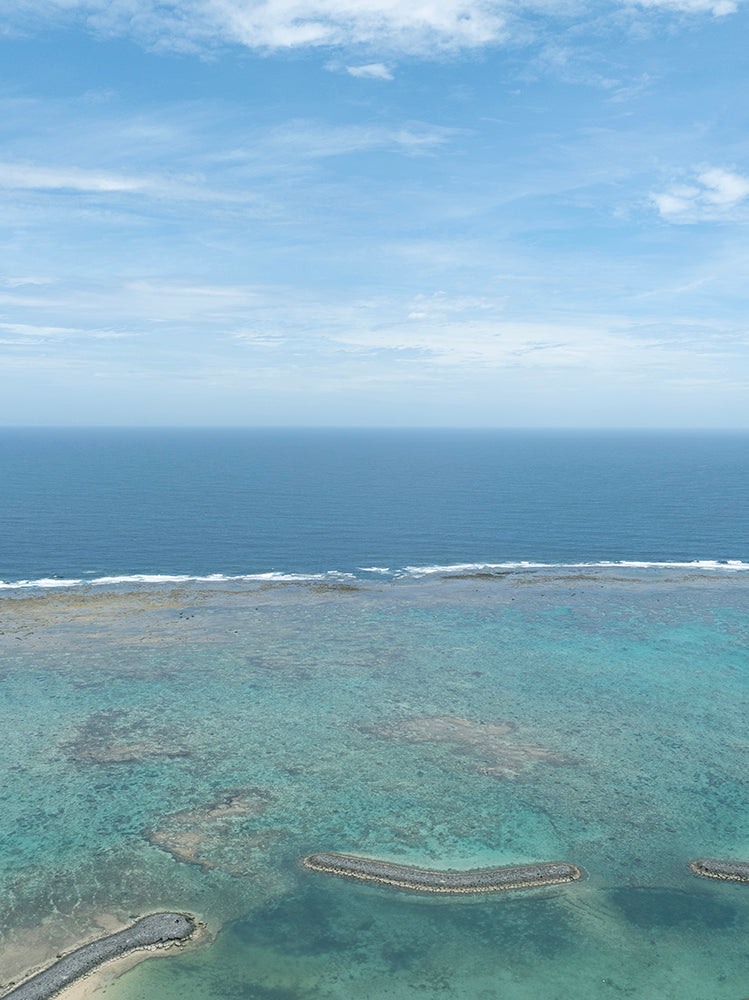 SET OF 3 - ISHIGAKI FROM ABOVE, JAPAN