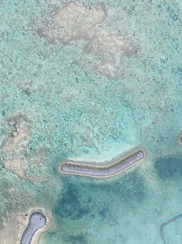 SET OF 3 - ISHIGAKI FROM ABOVE, JAPAN