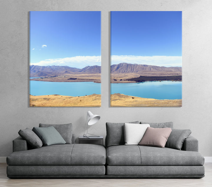 SET OF 2 - LAKE TEKAPO, NEW ZEALAND