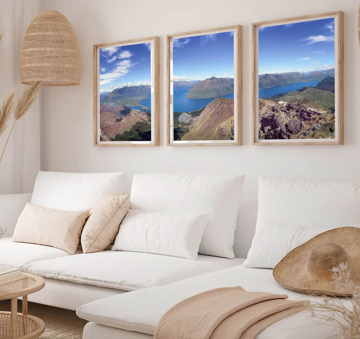 SET OF 3 - SUMMER OVER LAKE WAKITIPU