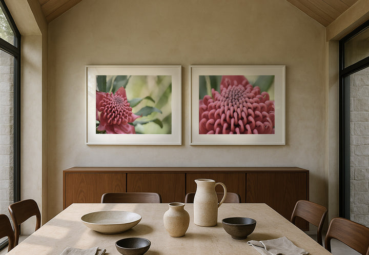 SET OF 2 - WARATAH LOVE LANDSCAPE