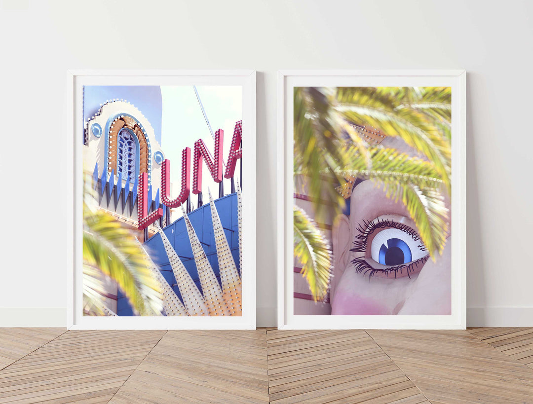 SET OF 2 - LUNA PARK SUNSET