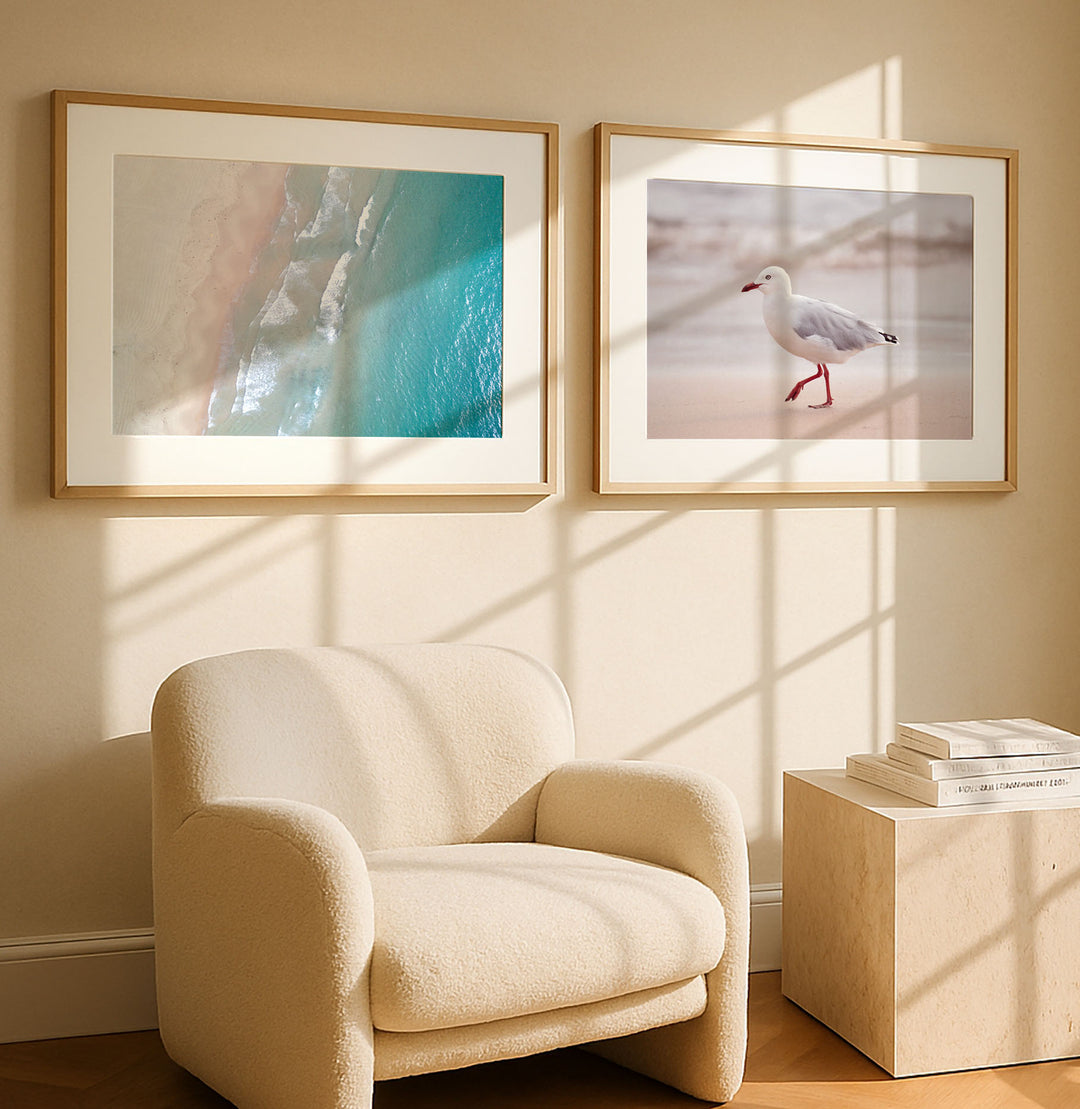 SET OF 2 - SUNRISE SEAGULL