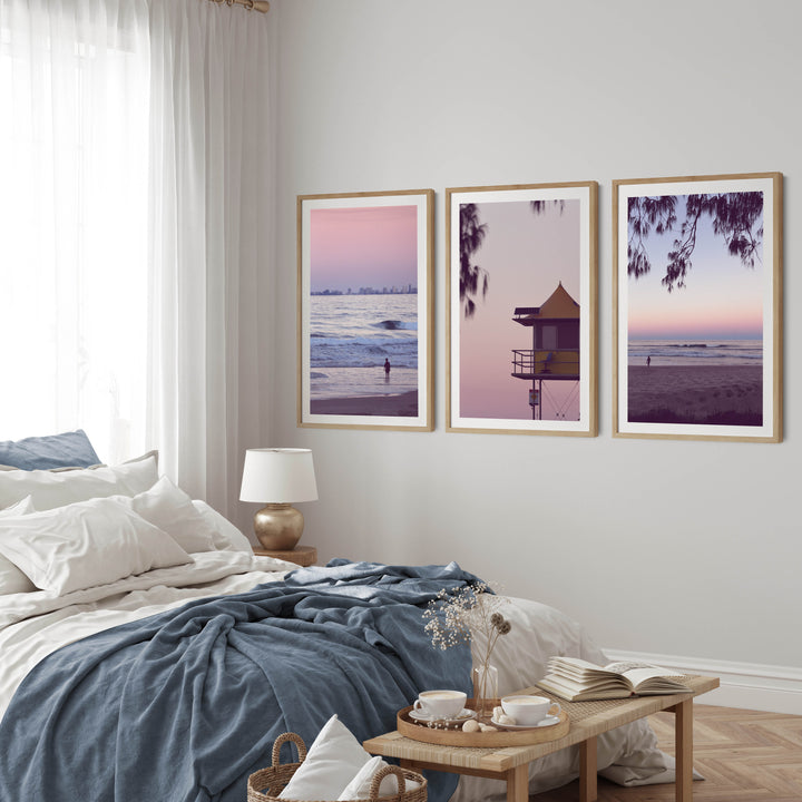 SET OF 3 – SURFERS PARADISE AT DUSK