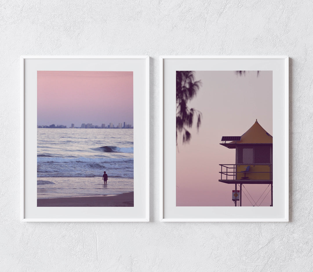 SET OF 2 - SURFERS PARADISE AT DUSK