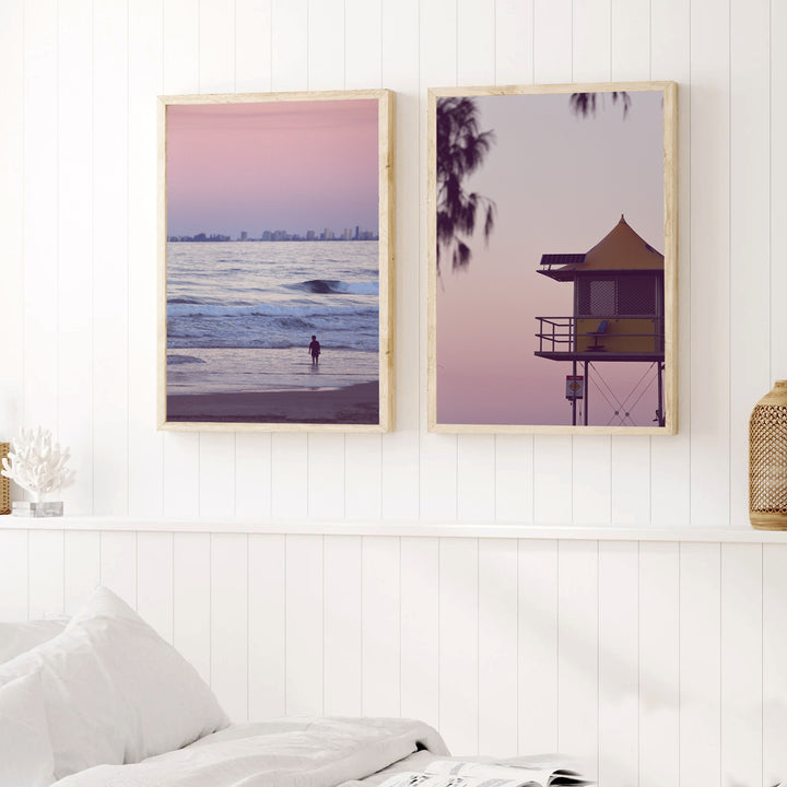 SET OF 2 - SURFERS PARADISE AT DUSK