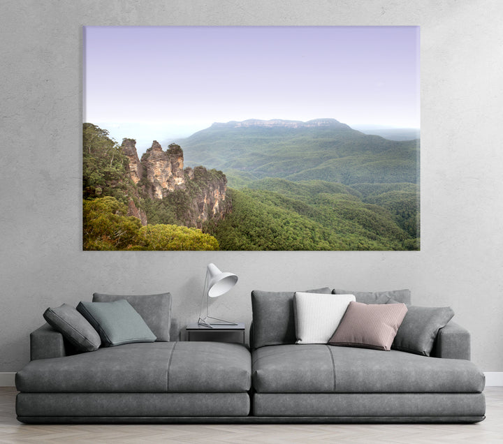 THREE SISTERS IN SUMMER AT DUSK