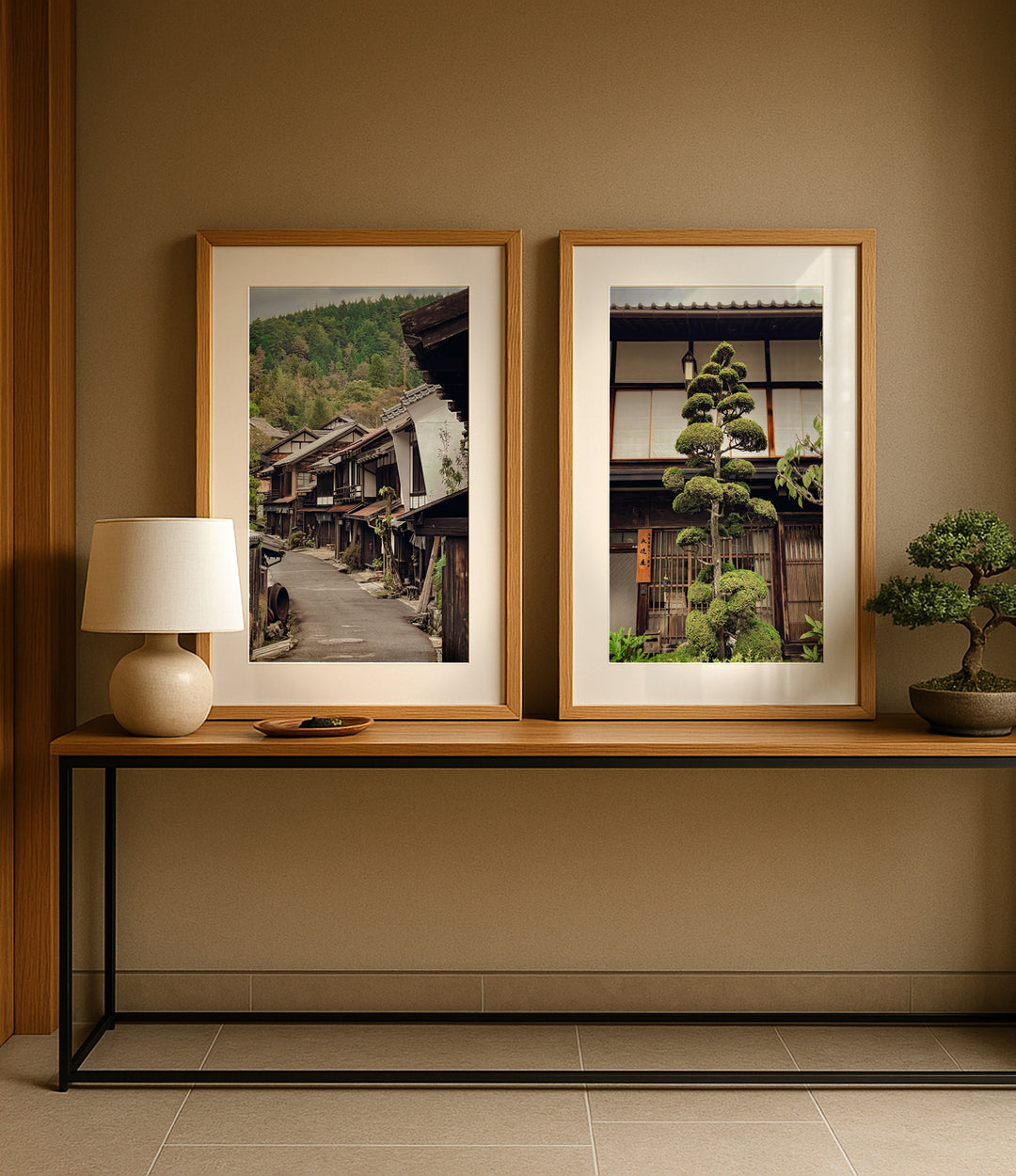 SET OF 2 - TSUMAGO ON THE NAKASENDO, JAPAN